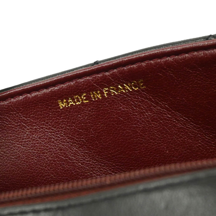 Chanel 1994-1996 Black Lambskin Small Diana Shoulder Bag