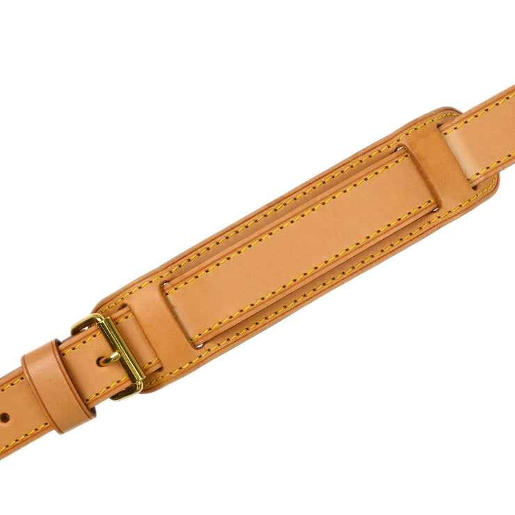 Louis Vuitton Beige Leather Shoulder Strap Accessories Small Good