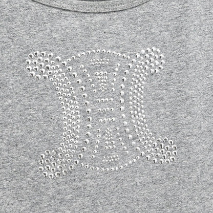 Celine Macadam T-shirt Top Gray #M