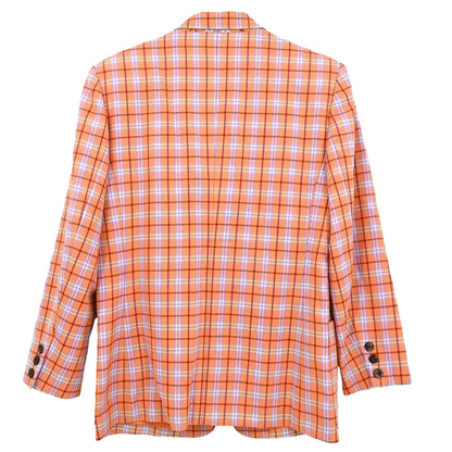 Christian Dior Single Breasted Jacket Orange #M