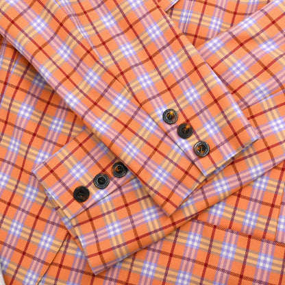 Christian Dior Single Breasted Jacket Orange #M