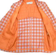 Christian Dior Single Breasted Jacket Orange #M