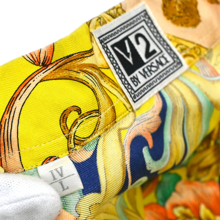 Versace Short Sleeve Shirt Yellow #IV/L