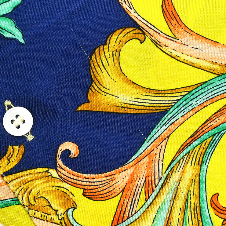 Versace Short Sleeve Shirt Yellow #IV/L