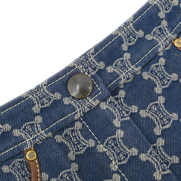 Celine Skirt Macadam Denim Blue #34