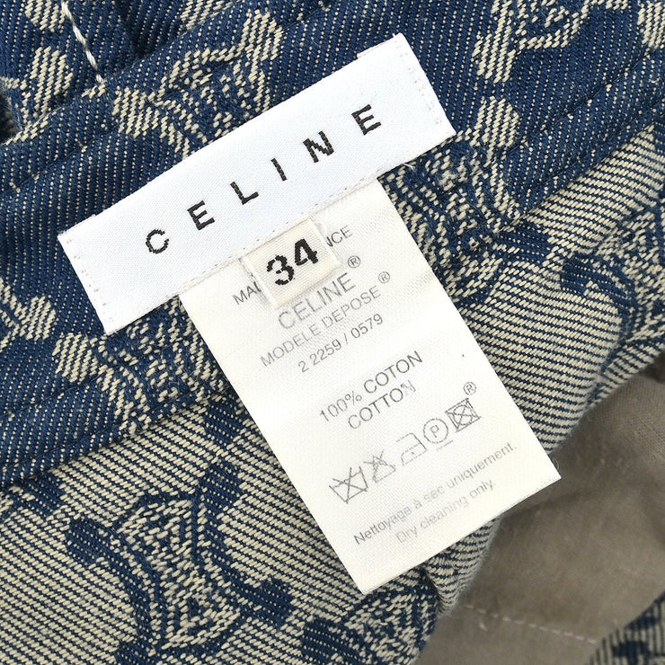 Celine Skirt Macadam Denim Blue #34