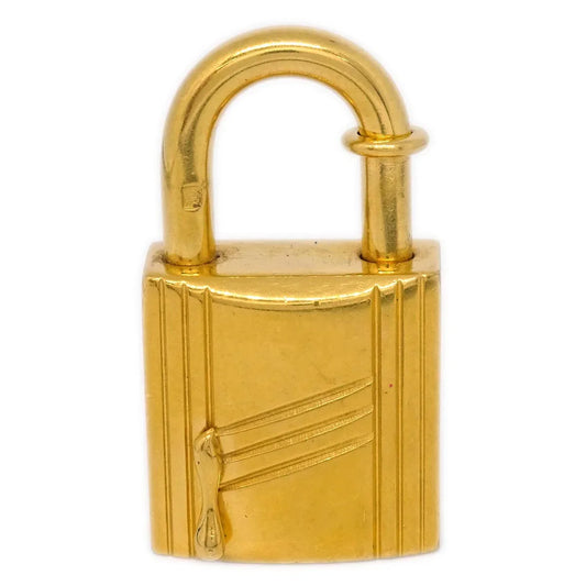 Hermes Annee Arbre 1998 Cadena Padlock Gold Small Good