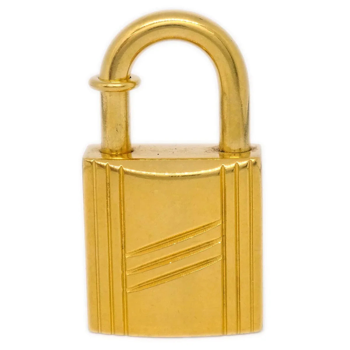 Hermes Annee Arbre 1998 Cadena Padlock Gold Small Good