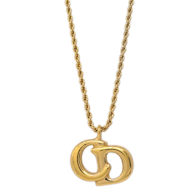 Christian Dior Necklace Pendant Gold