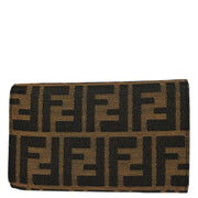 Fendi Brown Zucca Wallet Purse