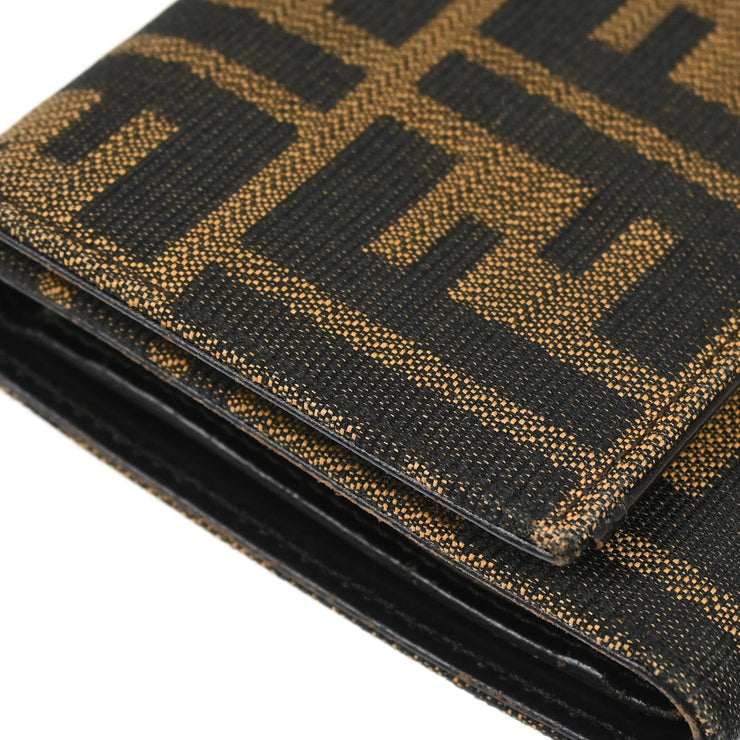 Fendi Brown Zucca Wallet Purse