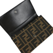 Fendi Brown Zucca Wallet Purse