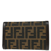 Fendi Brown Zucca Wallet Purse