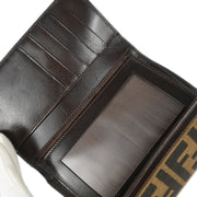 Fendi Brown Zucca Wallet Purse