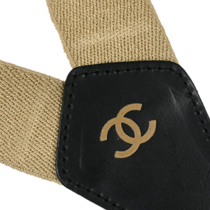 Chanel Suspenders Beige Small Good