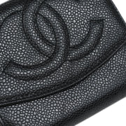 Chanel 1996-1997 Black Caviar Bifold Wallet