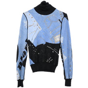 Christian Dior 2004 Long Sleeve T-shirt Top Blue