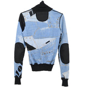 Christian Dior 2004 Long Sleeve T-shirt Top Blue