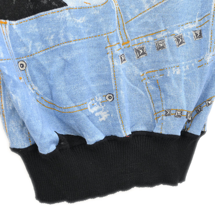 Christian Dior 2004 Long Sleeve T-shirt Top Blue
