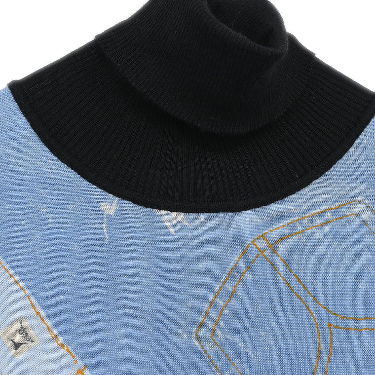 Christian Dior 2004 Long Sleeve T-shirt Top Blue