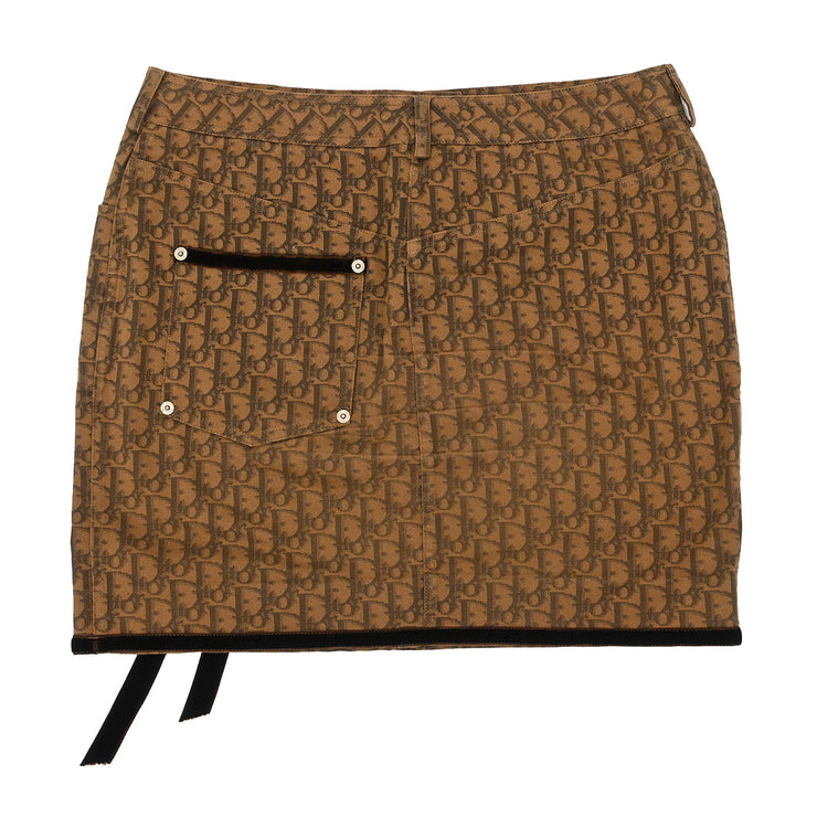 Christian Dior 2005 Trotter Skirt Brown #38