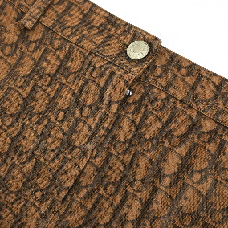 Christian Dior 2005 Trotter Skirt Brown #38