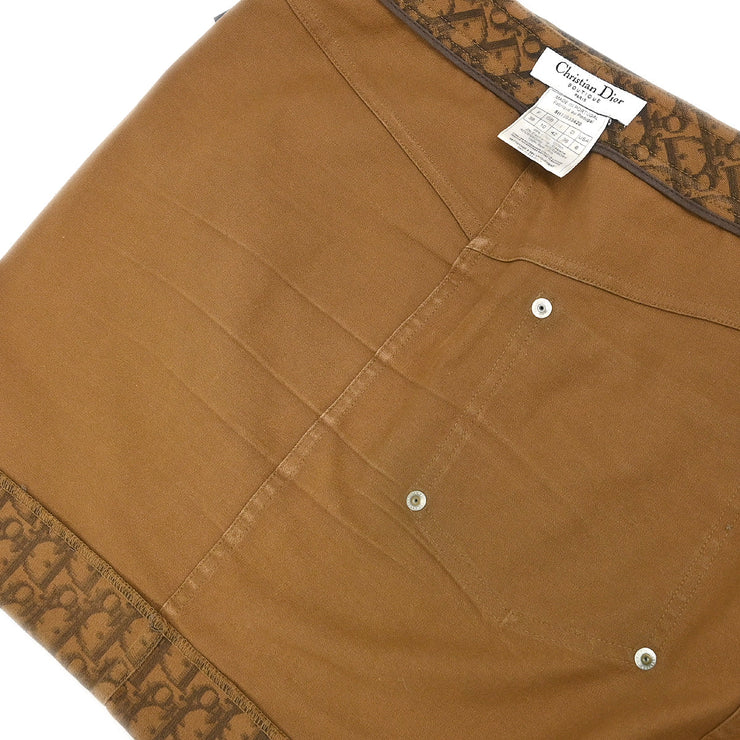 Christian Dior 2005 Trotter Skirt Brown #38
