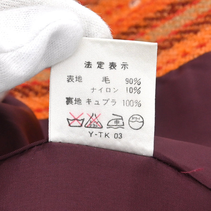 Christian Dior Single Breasted Jacket Orange #L