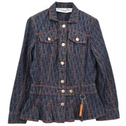 Christian Dior 2006 Trotter Denim Jacket Indigo #38