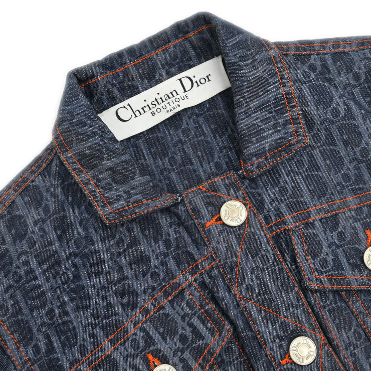 Christian Dior 2006 Trotter Denim Jacket Indigo #38