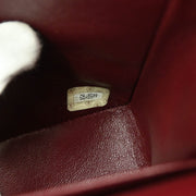 Chanel 1996-1997 Black Lambskin Medium Double Flap Shoulder Bag
