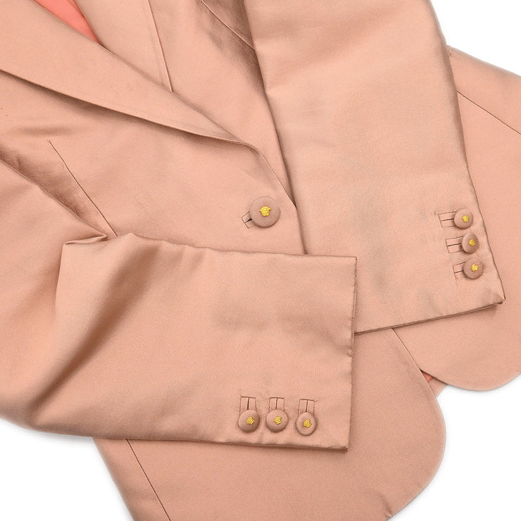Gianni Versace Setup Jacket Pants Pink #38