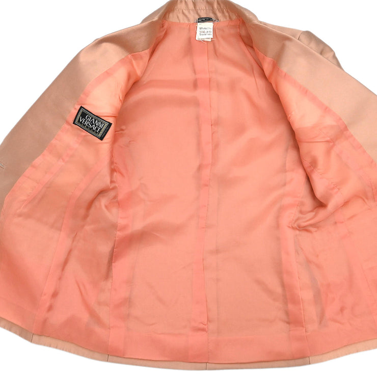 Gianni Versace Setup Jacket Pants Pink #38