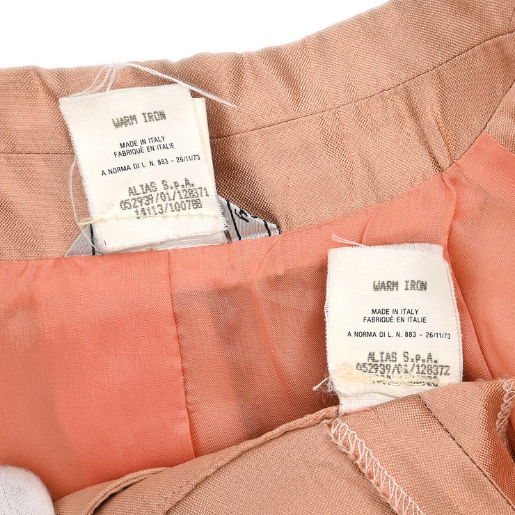 Gianni Versace Setup Jacket Pants Pink #38