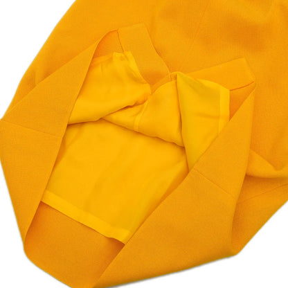 Yves Saint Laurent Setup Suit Jacket Skirt Yellow #M #9