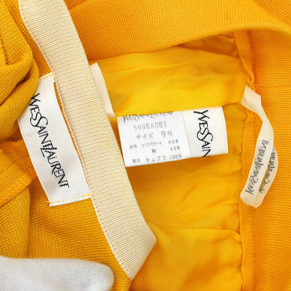 Yves Saint Laurent Setup Suit Jacket Skirt Yellow #M #9