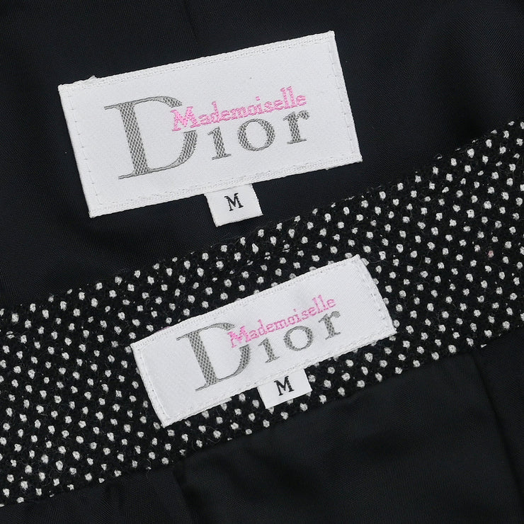 Christian Dior Setup Suit Jacket Skirt Black #M