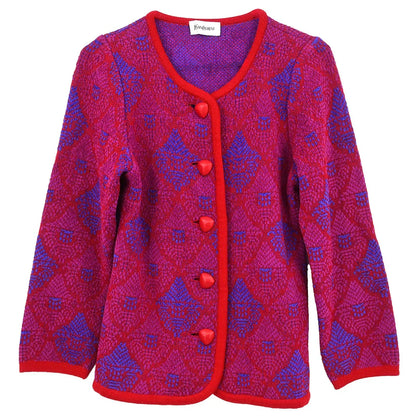 Yves Saint Laurent Cardigan Red #M