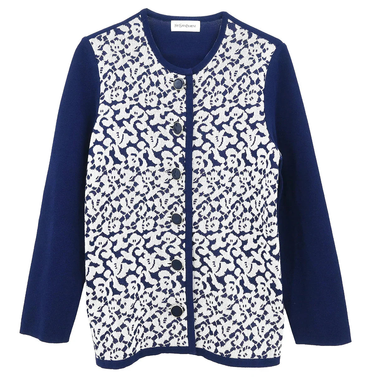 Yves Saint Laurent Cardigan Navy #M