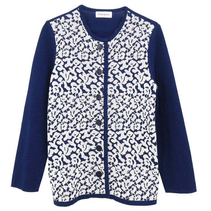 Yves Saint Laurent Cardigan Navy #M