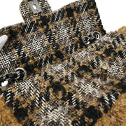 Chanel 2005-2006 Brown Wool East West Shoulder Bag