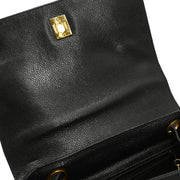Chanel 1996-1997 Black Caviar Triple CC Backpack