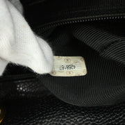 Chanel 1996-1997 Black Caviar Triple CC Backpack