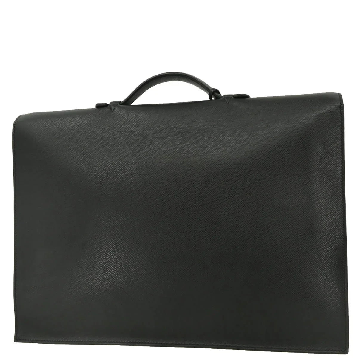 Hermes Black Vache Liegee Sac a Depeches 41 Briefcase