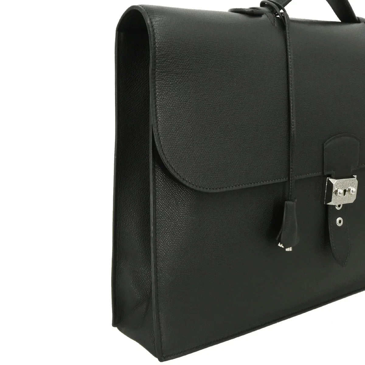Hermes Black Vache Liegee Sac a Depeches 41 Briefcase