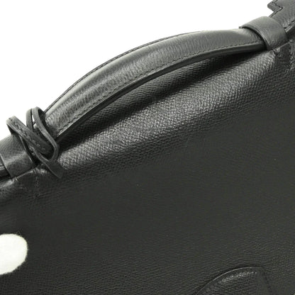 Hermes Black Vache Liegee Sac a Depeches 41 Briefcase