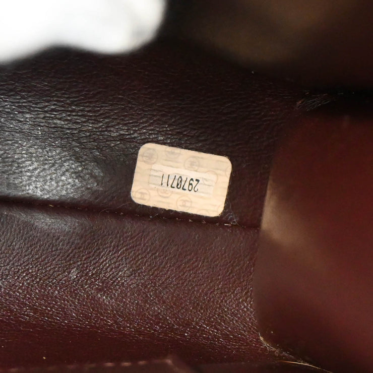 Chanel 1994 Bordeaux Caviar Briefcase Business Handbag
