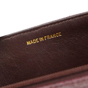 Chanel 1994 Bordeaux Caviar Briefcase Business Handbag