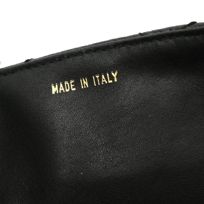 Chanel 1996-1997 Black Caviar Single Flap Shoulder Bag
