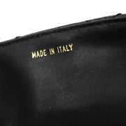 Chanel 1996-1997 Black Caviar Single Flap Shoulder Bag